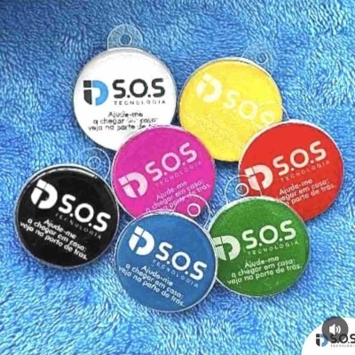 Medalha Inteligente ID S.O.S PET com QR Code