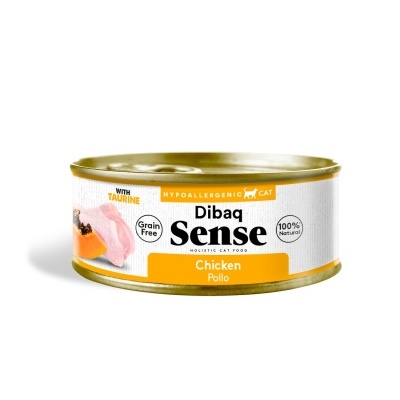 DIBAQ SENSE CAT GRAIN FREE FRANGO (MONOPROTEICO) 70g