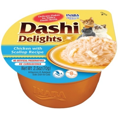CHURU CAT DASHI DELIGHTS RECEITA DE FRANGO COM VIEIRA 70gr