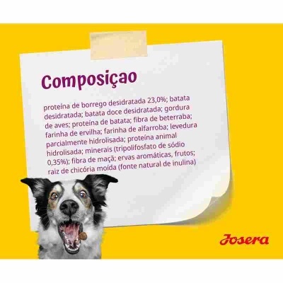 Josera Mini - Borrego - Ração seca sem cereais para cão adulto pequeno