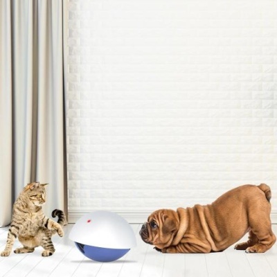 Duvo Plus Laser ‘n Snack – Brinquedo Interativo e Dispensador de Snacks para Cães e Gatos