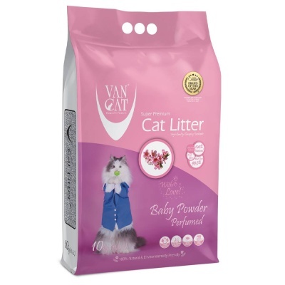 VanCat Areia perfumada para gato - Perfume Talco W225