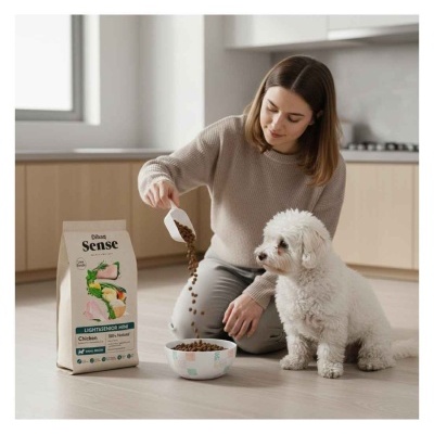 Dibaq Sense Low Grain Cão Mini Chicken Light & Senior | Ração para Cães Séniores e com Excesso de Peso