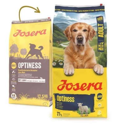 Josera Optiness - Borrego - Ração seca para cão adulto médio/grande