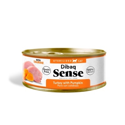 DIBAQ SENSE CAT GRAIN FREE ESTERILIZADO PERÚ 70g