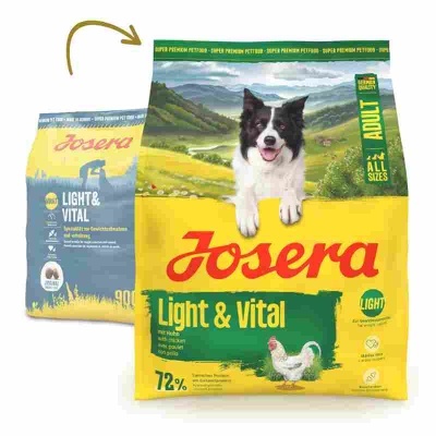 Josera Light & Vital - Ração seca para cão adulto para controlo do peso de Frango