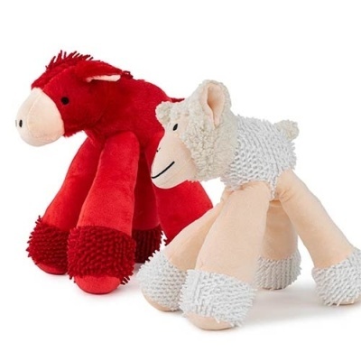 Peluches para Cães – Ovelha e Cavalo com Som Divertido