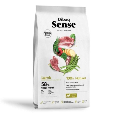 Dibaq Sense Grain Free Lamb Mini Adult | Ração Hipoalergénica para Cães Pequenos