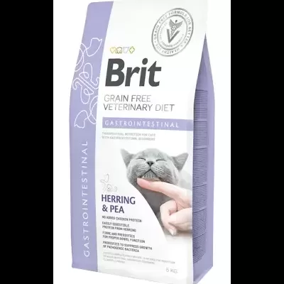 Ração Veterinária Gastrointestinal Gato 2kg | Brit Grain Free