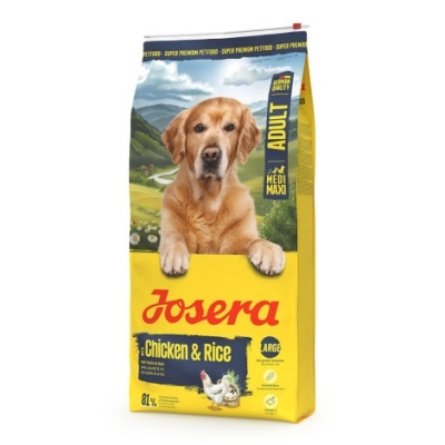 Josera Medi/Maxi - Frango e Arroz - Ração seca para cão adulto grande