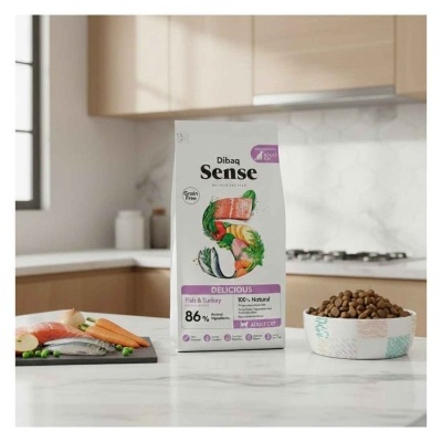 Dibaq Sense Cat Delicious Peixe & Peru Gato Adulto Grain Free