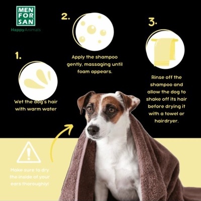 Menforsan Champô Natural para Cachorros – Germen de Trigo - 300ml