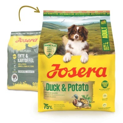 Josera Grainfree - Pato e Batata - Ração seca sem cereais para cão adulto