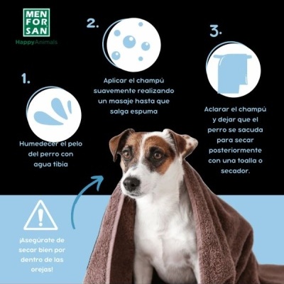 Champô Neutralizador de Odores para Cães – Fragrância Talco - 300ml