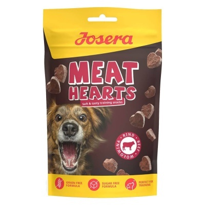 Josera Meat Hearts – Snacks de Treino para Cão - Sabor a Vaca