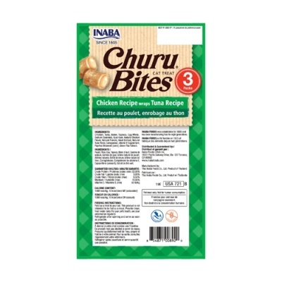 CHURU CAT BITES RECEITA DE ATUM 3 x 10g