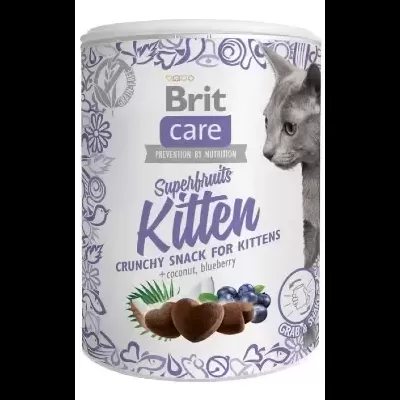 Brit Care Snack Superfruits Kitten – Biscoitos Saudáveis para Gatinhos (a partir das 6 semanas)