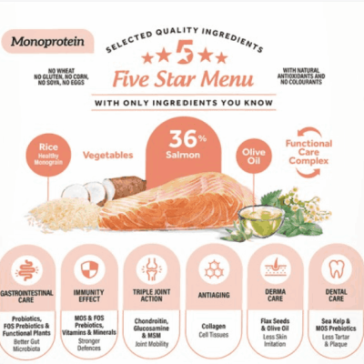 Dibaq Natural Moments 5 Star Ocean - Salmão - Hipoalergénica