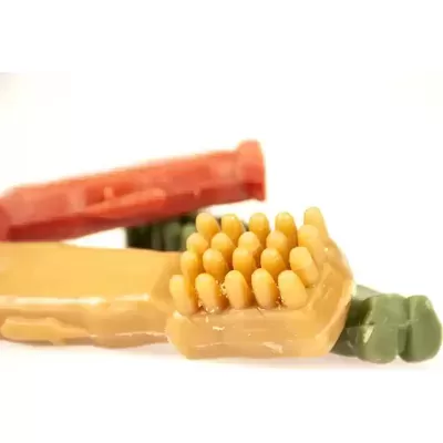 Garden Bites Toby Toothbrush – Petiscos Veganos que Limpam os Dentes e Deixam o Hálito Fresquinho!