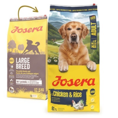 Josera Medi/Maxi - Frango e Arroz - Ração seca para cão adulto grande