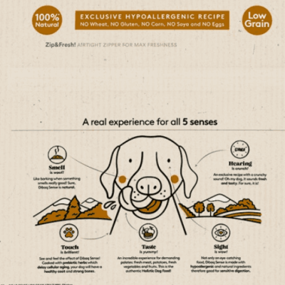 Dibaq Sense Low Grain (mini adulto) - Frango - Holística