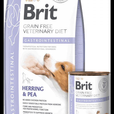 Brit Veterinary Diet Gastrointestinal Grain-Free – Arenque & Ervilha para Cães