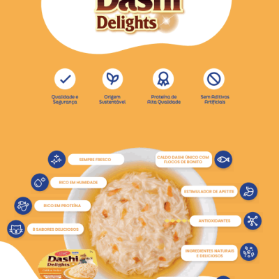 CHURU CAT DASHI DELIGHTS RECEITA DE FRANGO COM VIEIRA 70gr