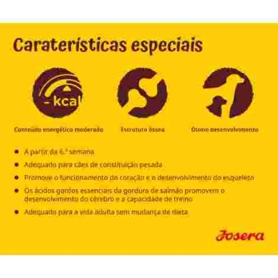 Josera Kids - Frango e arroz - Ração seca para cachorro médio/grande