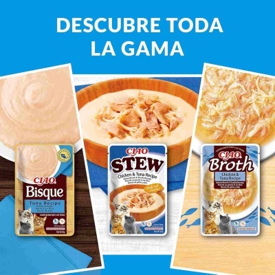 Churu Broth - Caldo para gatos - Frango e Salmão 40g