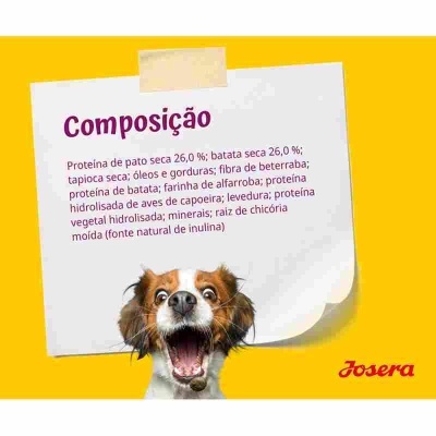 Josera Mini - Pato e batata - Ração seca para cão adulto pequeno