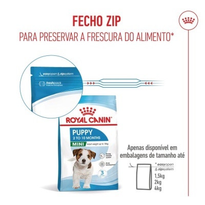 Royal Canin Puppy Mini - Ração seca para cachorro de porte pequeno/mini