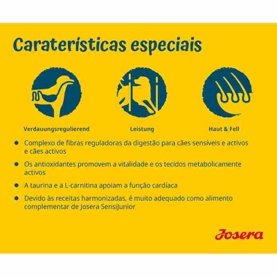 Josera SensiAdult - Pato e salmão- Ração seca para cão adulto ativo com sensibilidades