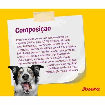 Josera Mini - Pato e Salmão - Ração seca para cachorro pequeno