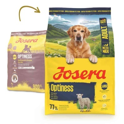 Josera Optiness - Borrego - Ração seca para cão adulto médio/grande