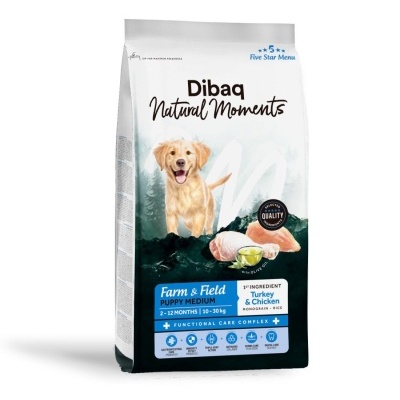 Dibaq Natural Moments 5 Star Peru e Frango Puppy raças médias