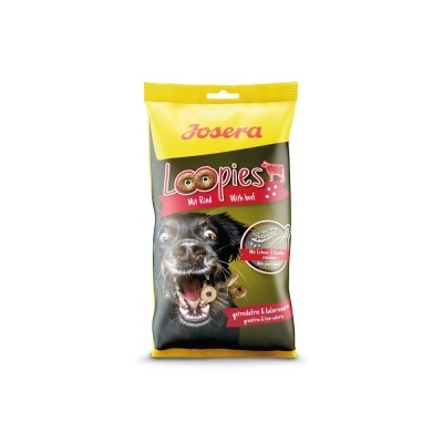 Josera Loopies – Snacks Crocantes para Cão - Sabor a Vaca