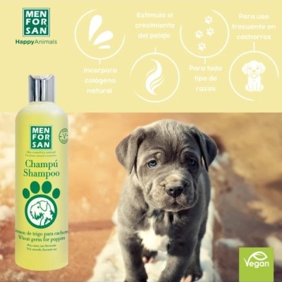 Menforsan Champô Natural para Cachorros – Germen de Trigo - 300ml