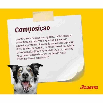 Josera Kids - Frango e arroz - Ração seca para cachorro médio/grande