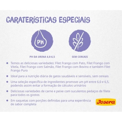 Josera Filet – Alimentação Húmida para Gato Adulto (Frango & Vitela) 70g