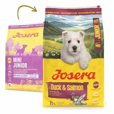 Josera Mini - Pato e Salmão - Ração seca para cachorro pequeno