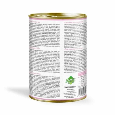 Dibaq Sense Coelho e Peru 380g - Hipoalergênica