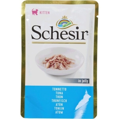 Schesir Atum em Gelatina - Gatos Adultos (85g)
