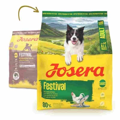 Josera Festival - Salmão - Ração seca para cão adulto muito exigente