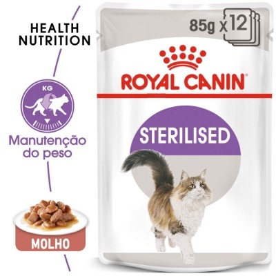 Royal Canin Sterilised Adult - Para gato esterilizado - Alimento em molho