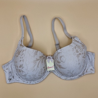 Soutien | Textura acetinada e padrão floral | Simel RR159