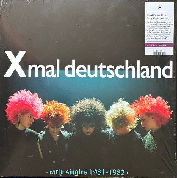 Xmal Deutschland– Early Singles (1981 - 1982) Vinyl, LP, Compilation, Limited Edition, Stereo, Purple Opaque Xmal Deutschland– Early Singles (1981 - 1982) Vinyl, LP, Compilation, Limited Edition, Stereo, Purple Opaque