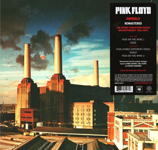 Pink Floyd – Animals Vinyl, LP, Album, Remastered, Stereo, 180g Pink Floyd – Animals Vinyl, LP, Album, Remastered, Stereo, 180g