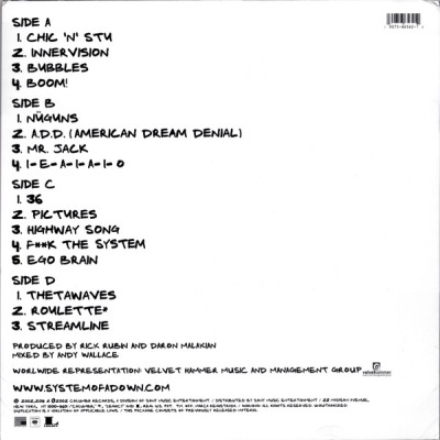 System Of A Down – Steal This Album! 2 x Vinyl, LP, Album, Reissue System Of A Down – Steal This Album! 2 x Vinyl, LP, Album, Reissue