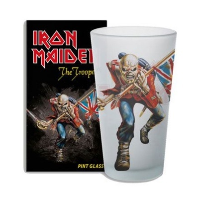 Copo de vidro -  Iron Maiden Pint Glass The Trooper