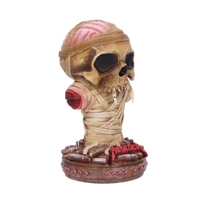 Metallica One Box Official Nemesis Now Pushead Skull Resin Storage 20cm